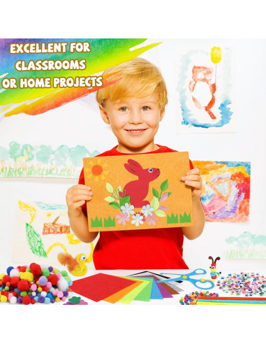 Kit de Manualidades DOITEM 1500 Piezas para Niños