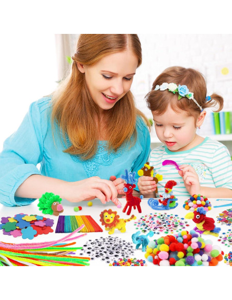 Kit de Manualidades DOITEM 1500 Piezas para Niños