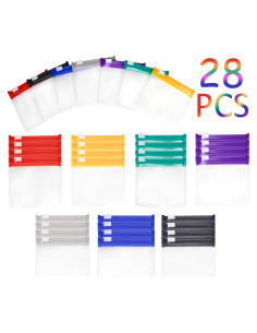 Juego de 28 Bolsas de Pastillas Reutilizables SUPPHOUS 7 Colores
