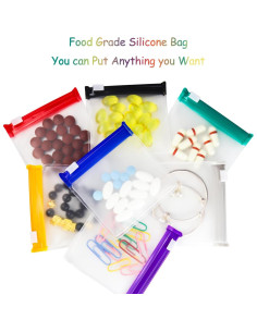 Juego de 28 Bolsas de Pastillas Reutilizables SUPPHOUS 7 Colores 2