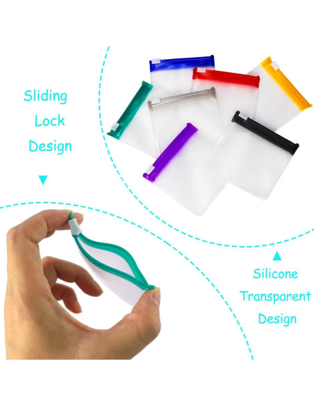 Juego de 28 Bolsas de Pastillas Reutilizables SUPPHOUS 7 Colores