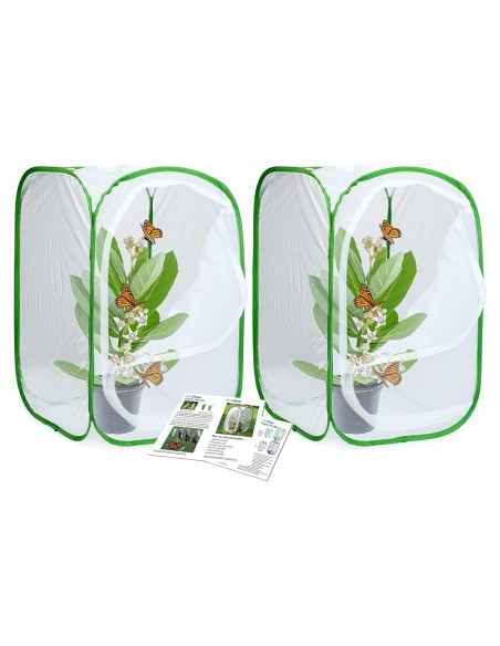 Hábitat de Mariposas Monarca RESTCLOUD 60 cm Plegable 2 Unidades