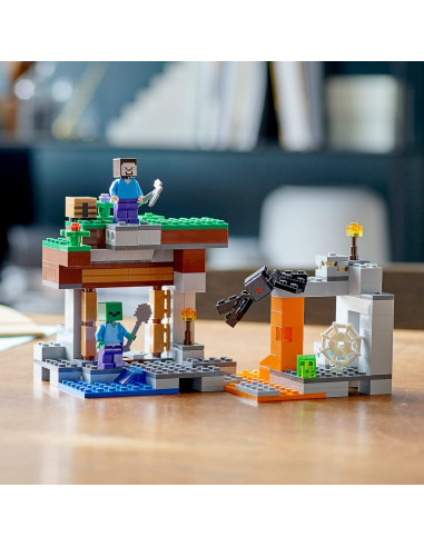 LEGO Minecraft La Mina Abandonada 21166 Juguete 248 Piezas