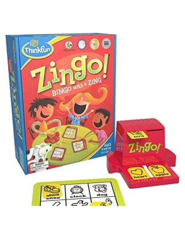 ThinkFun Zingo Bingo Juego Pre-Lectura + Expansión Booster Pack