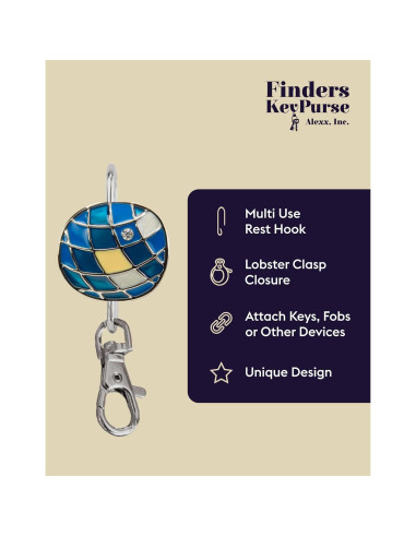 Buscador de Llaves Elegante para Mujeres - Organizador de Bolsos