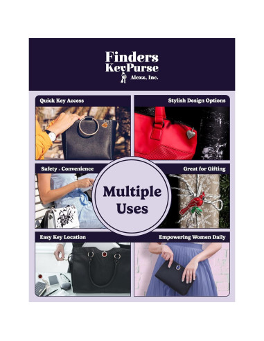 Buscador de Llaves Elegante para Mujeres - Organizador de Bolsos