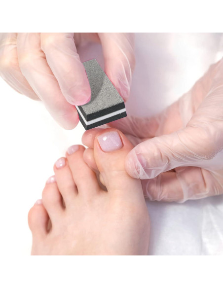 Bloque de Lima de Uñas Buffer Diesisa 30 Unidades Negro 100/180 Grano