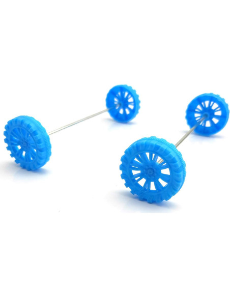 EUDAX 300 Ruedas de Plástico 30mm y 150 Ejes STEM 2mm EUDAX 300 Ruedas de Plástico 30mm y 150 Ejes STEM 2mm