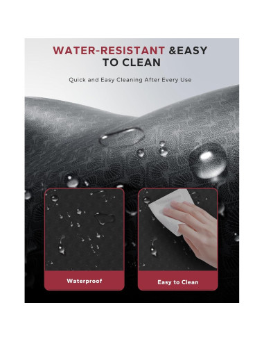 Esterilla de Yoga HAPBEAR Extra Ancha 183x91x0.6cm Antideslizante