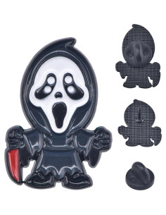 Pins de Esmalte de Personajes de Terror - 8 Estilos 2