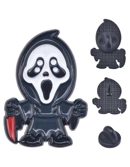 Pins de Esmalte de Personajes de Terror - 8 Estilos