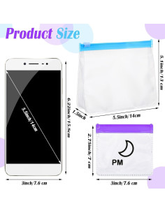 56 Bolsas de Pastillas Colarr Organizador Medicamentos Viaje 2