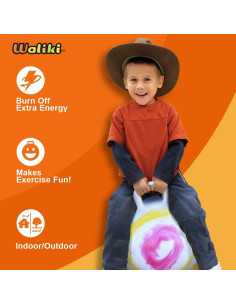 Pelota Saltarina Waliki 18" (45CM) para Niños 3-6 Años 2