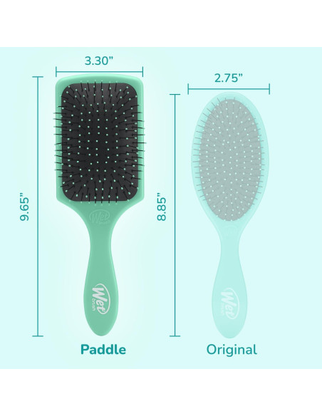 Cepillo Desenredante Paddle Wet Brush Aqua, Cerdas Suaves