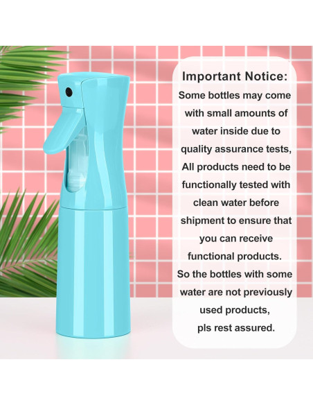 Botella de Spray Multiusos KAI ZHOUZHOU 200ml Azul Botella de Spray Multiusos KAI ZHOUZHOU 200ml Azul