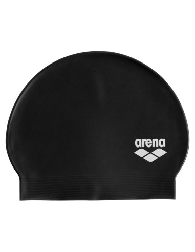 Gorro de natación unisex ARENA Soft Latex II - Negro/Blanco