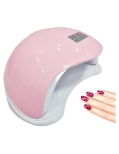 Lámpara UV LED 48W LISHUMEI para Uñas en Gel Rosa