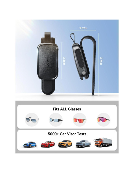 Soporte de Gafas JOYROOM JR-ZS511 para Visera de Coche Soporte de Gafas JOYROOM JR-ZS511 para Visera de Coche
