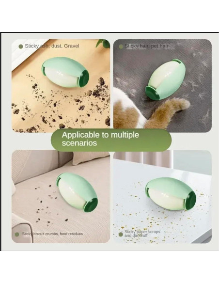 Rodillo de Pelusa Reutilizable Sticky Secrets Verde 10.1 cm