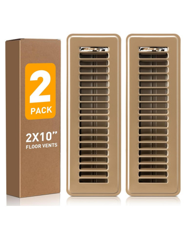 Cubiertas de Ventilación de Piso 2x10 VE NI SCC - 2 Paquete