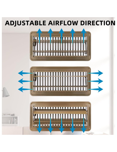 Cubiertas de Ventilación de Piso 2x10 VE NI SCC - 2 Paquete