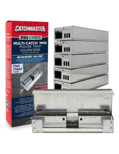Trampa para Ratones Catchmaster Pro Series 6 Unidades Multi-Captura