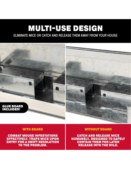 Trampa para Ratones Catchmaster Pro Series 6 Unidades Multi-Captura