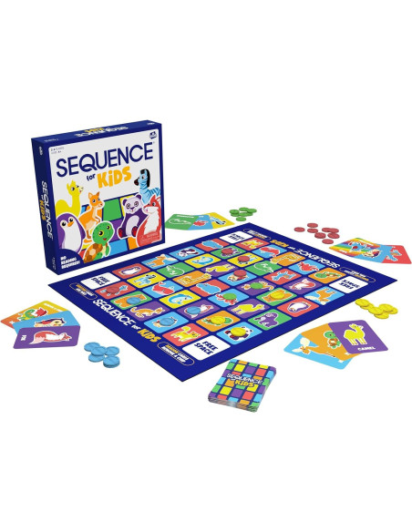 Juego de Estrategia para Niños SECUENCIA Jax 28 cm 2-4 Jugadores
