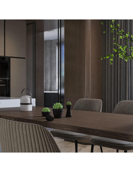 12 Macetas Negras de Arcilla con Drenaje 6.35 cm Fcacti