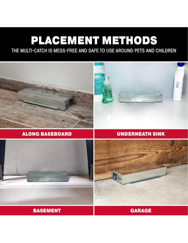 Trampa para Ratones Catchmaster Pro Series 6 Unidades Multi-Captura