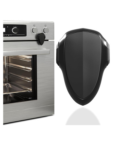 Cerradura de Seguridad para Horno Infantil - Negro, Resistente al Calor