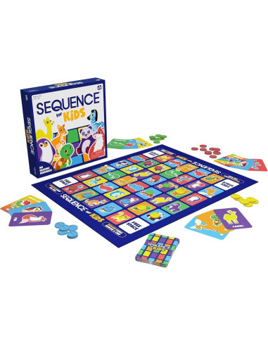 Juego de Estrategia para Niños SECUENCIA Jax 28 cm 2-4 Jugadores