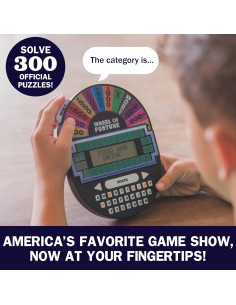 Juego Electrónico Portátil La Rueda de la Fortuna - Educational Insights, 300 Puzzles, 8+ 2