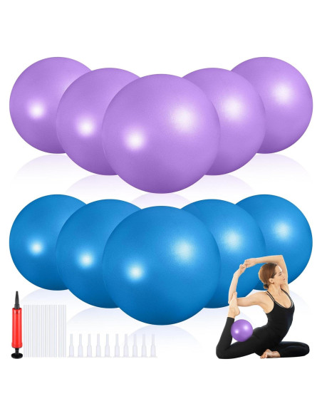 Pelotas de Ejercicio Pilates Aoriher 10 Piezas 25 cm PVC Pelotas de Ejercicio Pilates Aoriher 10 Piezas 25 cm PVC