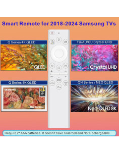 Control Remoto Mejorado Samsung BN59-01391A para Smart TV 2018-2024 2