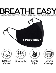 Mascarillas Negras Desechables 3 Capas Cozzi Crafts 100 Pk 2