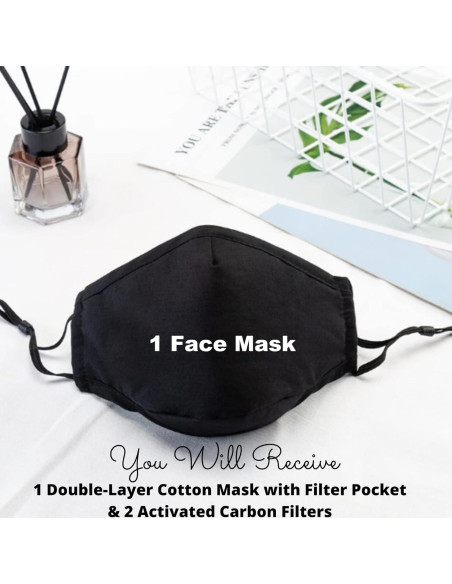 Mascarillas Negras Desechables 3 Capas Cozzi Crafts 100 Pk