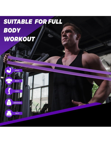 Bandas de Resistencia TOMSHOO 7 en 1 con Ancla y Mangos