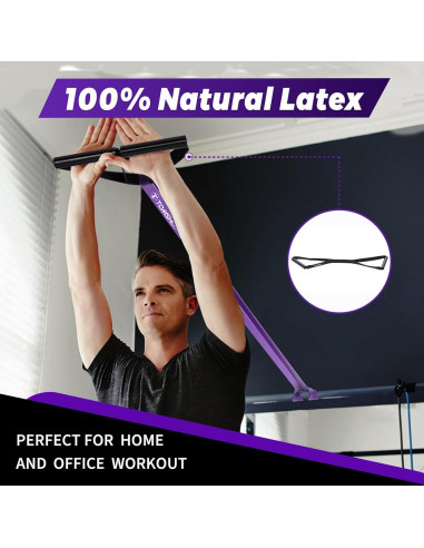 Bandas de Resistencia TOMSHOO 7 en 1 con Ancla y Mangos