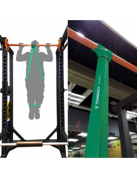 Bandas de Resistencia TOMSHOO 7 en 1 con Ancla y Mangos