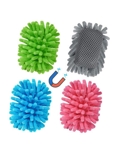 Borrador de Pizarra Blanca Microfibra 4 Piezas SITHON