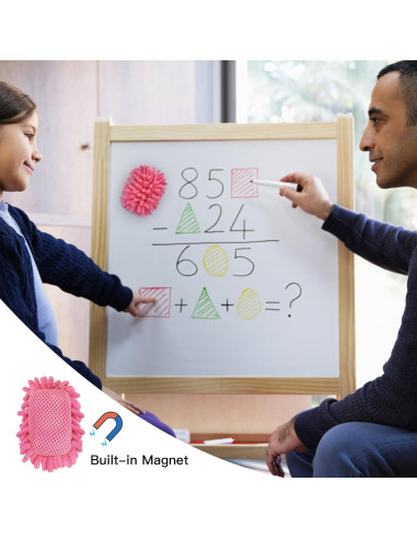 Borrador de Pizarra Blanca Microfibra 4 Piezas SITHON