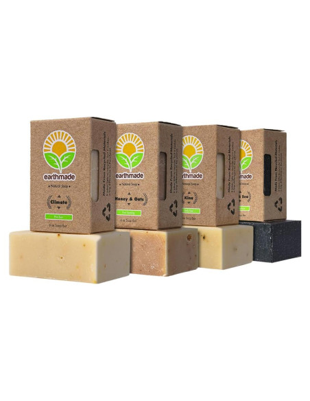 Jabón en Barra Earthmade - Post Entrenamiento, Miel y Avena