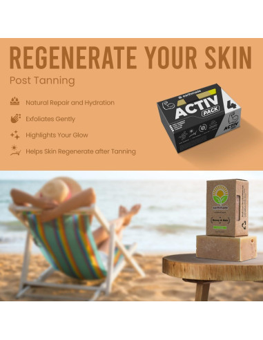 Jabón en Barra Earthmade - Post Entrenamiento, Miel y Avena