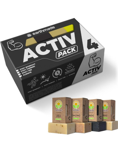 Jabón en Barra Earthmade - Post Entrenamiento, Miel y Avena