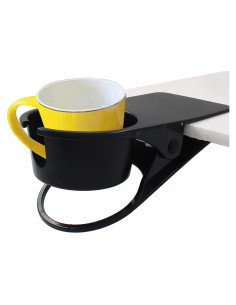 Soporte para Taza de Escritorio Jiozermi Negro Ajustable