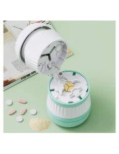 Cortador de Pastillas GAONLY Verde - Divisor de Tabletas 1/3