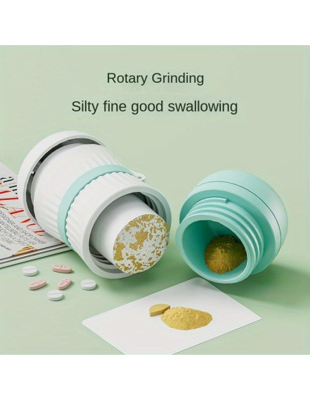 Cortador de Pastillas GAONLY Verde - Divisor de Tabletas 1/3