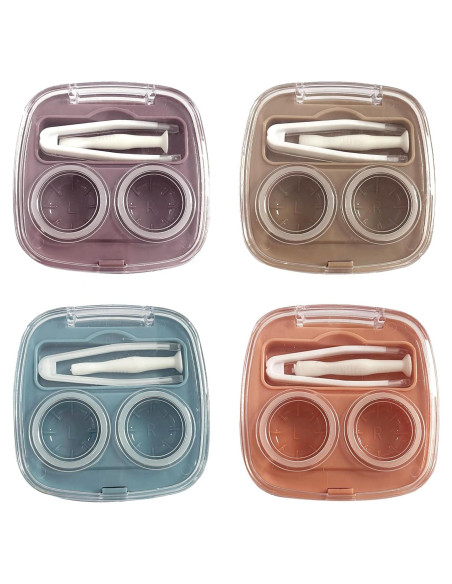 Estuche para Lentes de Contacto Howinn 4PCS Mini Colorido
