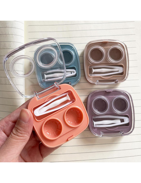 Estuche para Lentes de Contacto Howinn 4PCS Mini Colorido